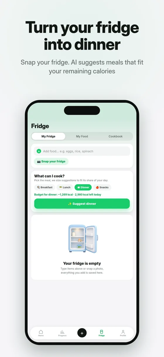 Fridge feature: AI suggests dinner from what you have